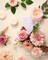 Pink Artificial Flower Combo Box – Faux Rose, Dahlia & Chrysanthemum Bouquets with Stems for DIY Wedding Bouquets, Bridal Shower Centerpieces, Party Decorations & Home Decor